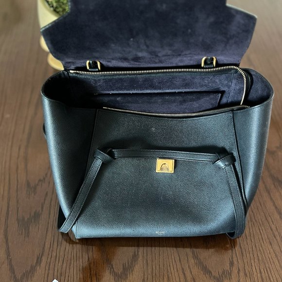 Celine Grained Calfskin Mini Belt Bag Black - Picture 4 of 8